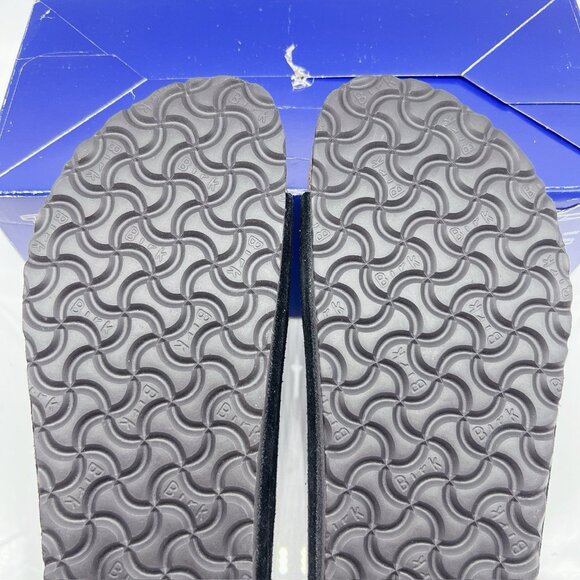 Birkenstock Arizona Soft Footbed Sandal Black Suede EU 45 Mens US 12- 12.5 Wide - Picture 12 of 14